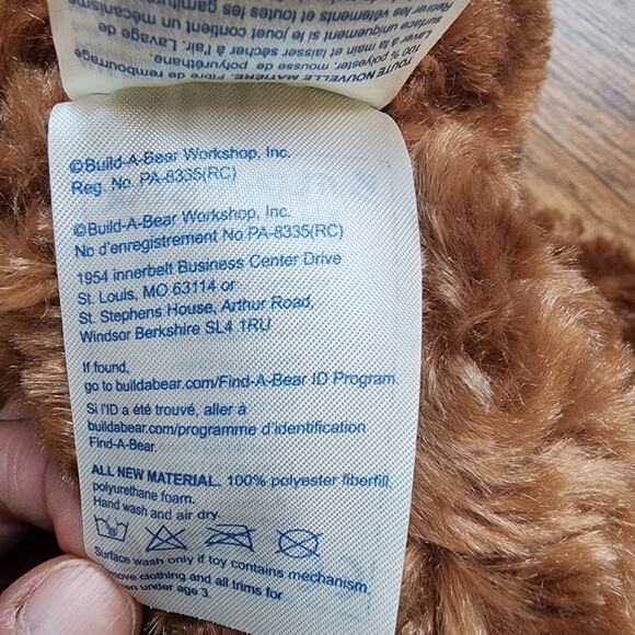 St. Louis Cardinals Build A Bear MLB Plush Bear BAB Toy 16” Long Brown - Picture 8 of 10